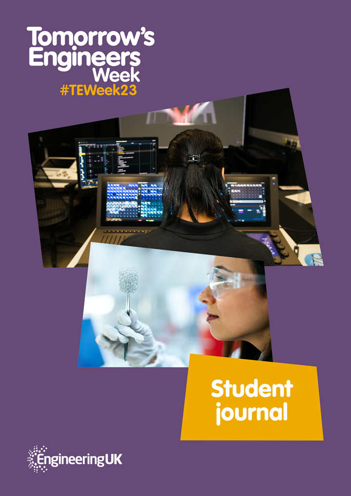 Tomorrow's Engineers Week 2023 Student Journal