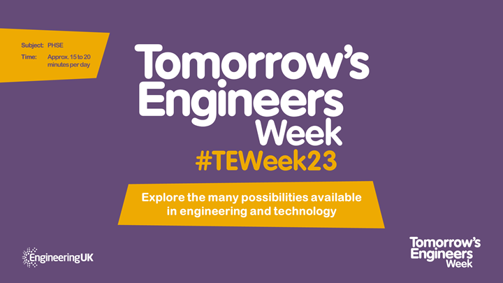 Tomorrow's Engineers Week student activities